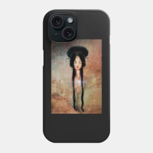 Quan Yin Goddess of Mercy Holding A Butterfly Phone Case