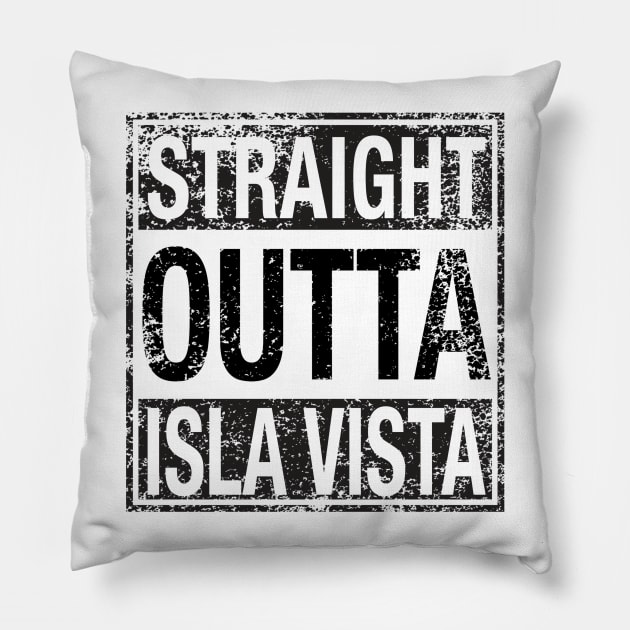 STRAIGHT - no chaser Pillow by drunkdevo