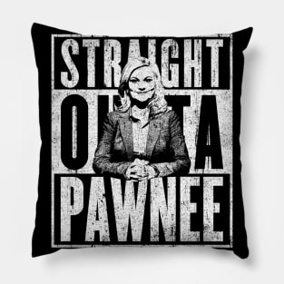 Straight Outta Pawnee Pillow