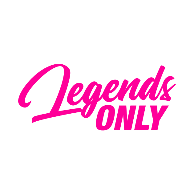 Legends Only Podcast Logo (Hot Pink) by Legends Only Podcast