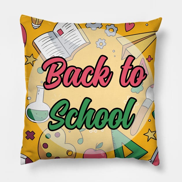 Back to School Pillow by vladocar