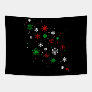 Christmas Snowflakes Tapestry