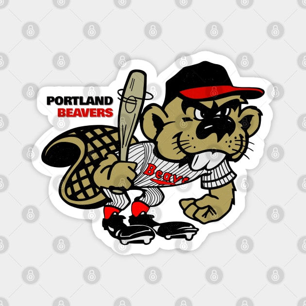 Defunct Portland Beavers Minor League Baseball 1989 Magnet by LocalZonly