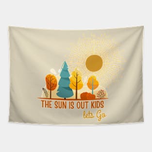 The Sun Is Out Autumn Look Tapestry