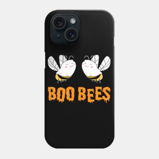 Boo Bees Cute Ghost Bee Her Funny Halloween Matching Couple T-Shirt Phone Case