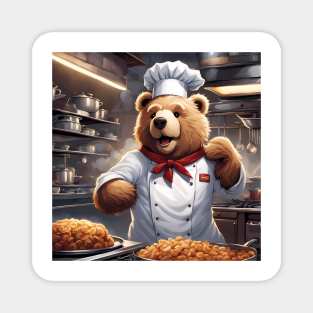 Teddy as a Chef Magnet