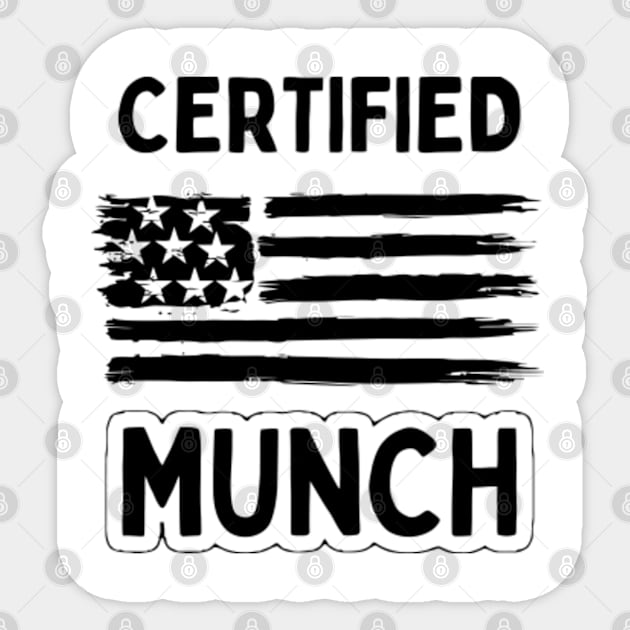 Certified Munch Ice Spice Flag Ice Spice Sticker TeePublic