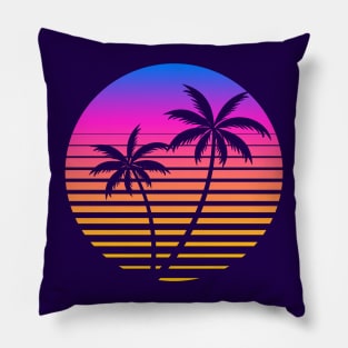 Vintage Surf 90s design Pillow