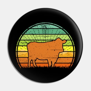 Cow Mountain Sunset Pin