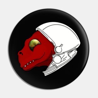 T-Rex space helmet Pin