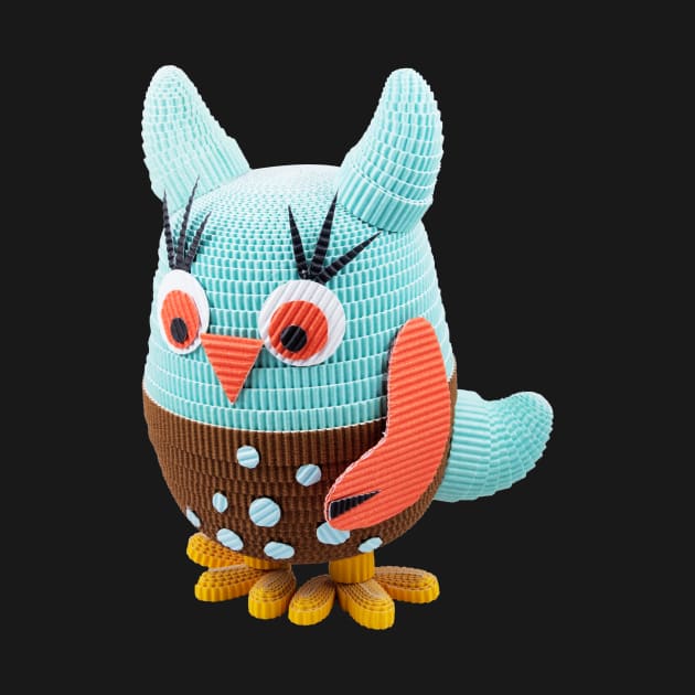 The owl by Crazy_Paper_Fashion