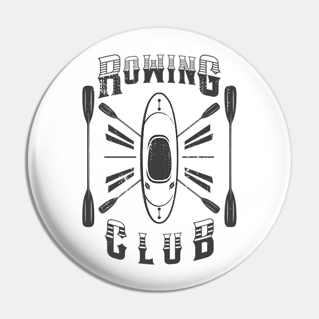 rowing Pin by ArtStopCreative