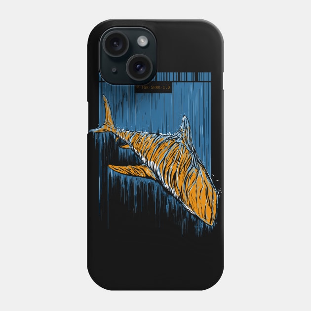 tiger shark 1.0 Phone Case by martinskowsky