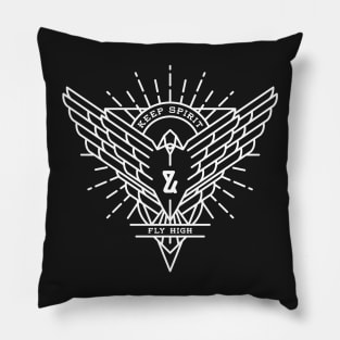 Keep Spirit and Fly High Pillow