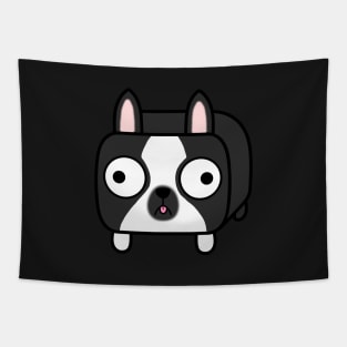 Boston Terrier Loaf - Black and White Dog Tapestry