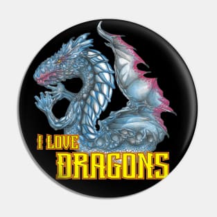 I love dragons 02 Pin