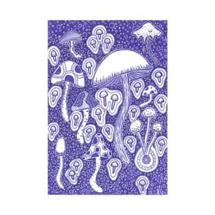 Purple Mushrooms T-Shirt