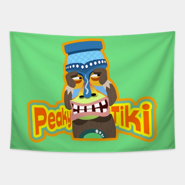 Peaky Tiki Tapestry by WEDFanBlog