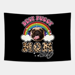 Pug Mommy Tapestry