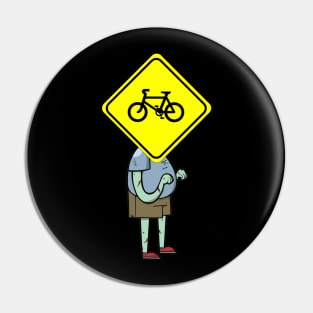 zombie bicycle Pin