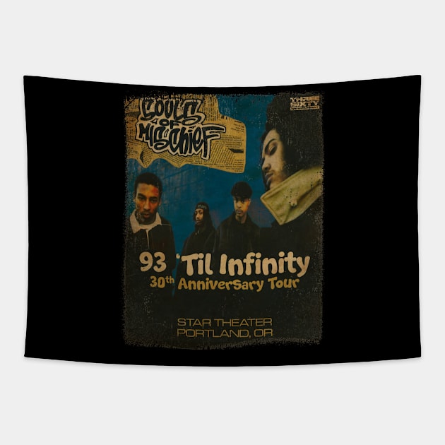 93 Til Infinity // 30th Anniversary Tour 2023 Tapestry by ArtGaul