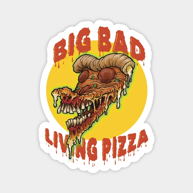 living dead pizza Magnet by Paskalamak