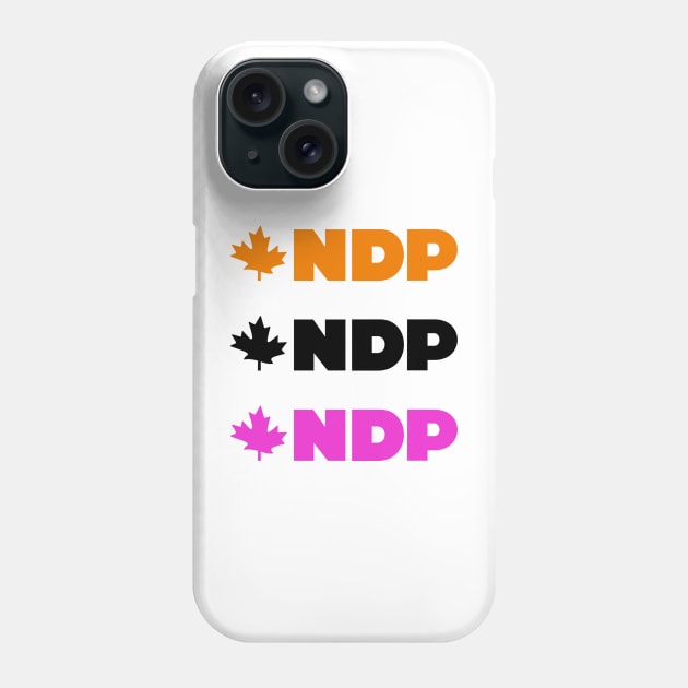 New Democratic Party - NDP Sticker Pack - Canada Politics Phone Case by Football from the Left