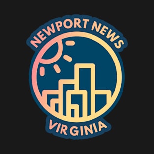 Newport News Virginia badge T-Shirt