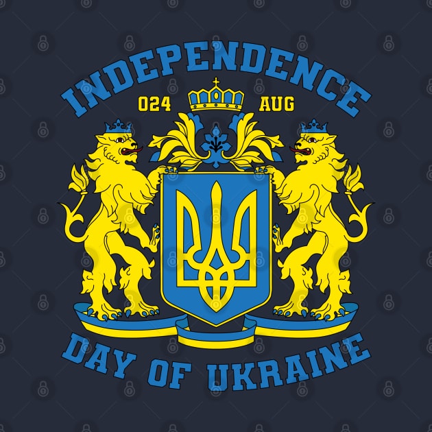 Independence Day Of Ukraine peace sign Ukrainian Lions Coat of Arms tryzub by Vive Hive Atelier