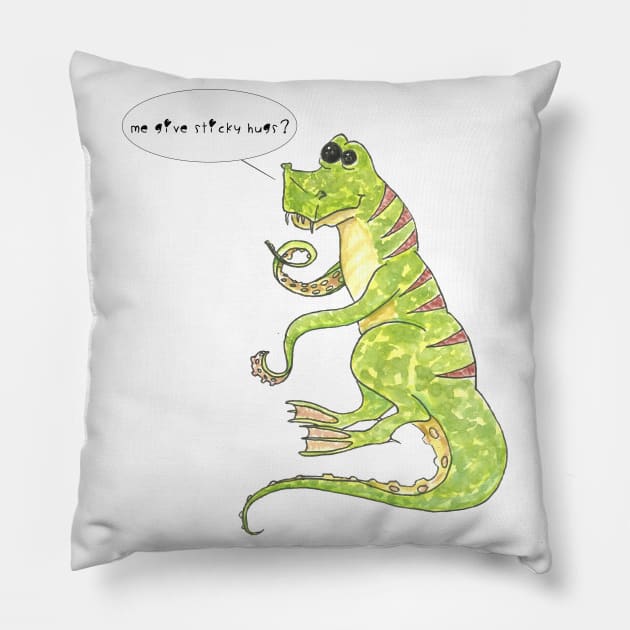 Tentacles Rex Pillow by Créa'RiBo