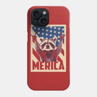 Funny Raccoon Merica 4th Of July Phone Case