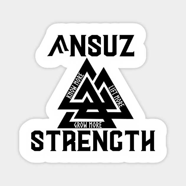 AS Valknut Black Magnet by Ansuz