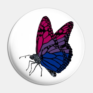 Bisexual Butterfly Pin