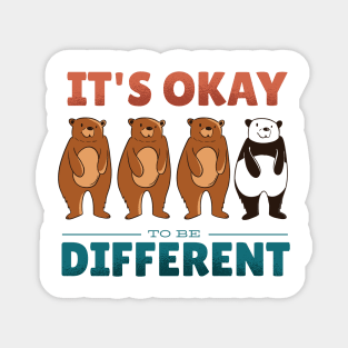 DIFFERENT BEARS QUOTE Magnet