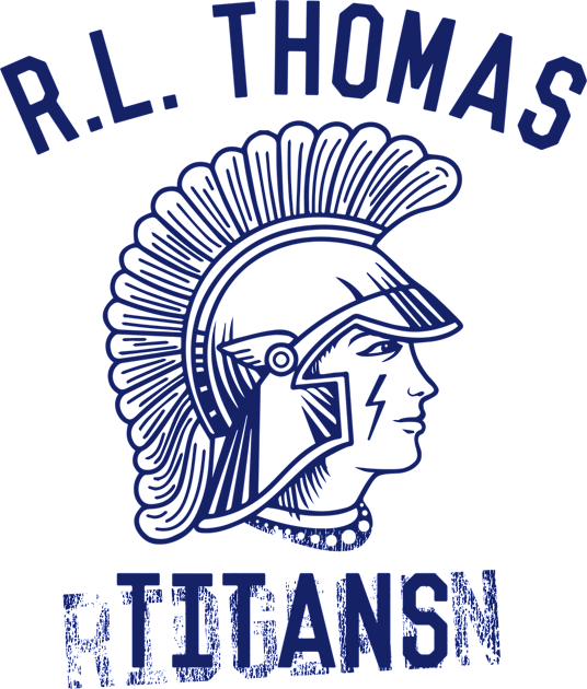 R.L. Thomas Ridgemen to Thomas High School Titans Kids T-Shirt by todd_stahl_art