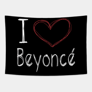 I Love Beyoncé Tapestry