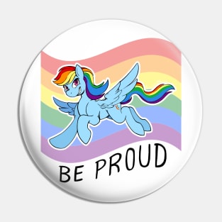 MLPRIDE Rainbow Dash / Gay Pin