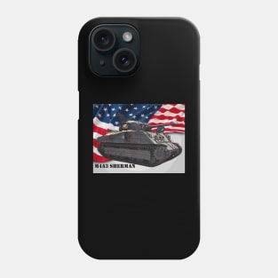 M4A3 Sherman tank Phone Case