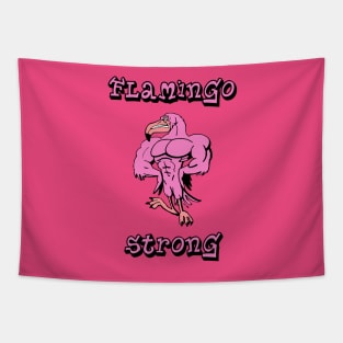 Flamingo Strong Tapestry