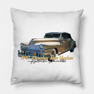 1947 Chrysler New Yorker Highlander Convertible Pillow