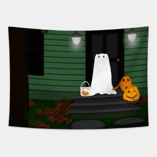 Trick Or Treat Oliver The Otter! Tapestry