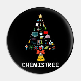 Chemistree Science Christmas Tree Pin