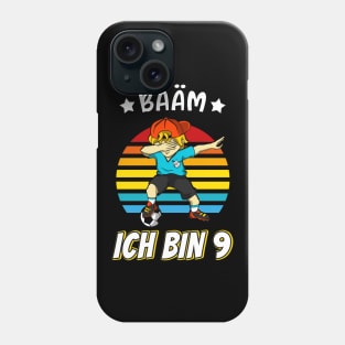 Fußball Dabbing Junge 9. Geburtstag Kind Phone Case