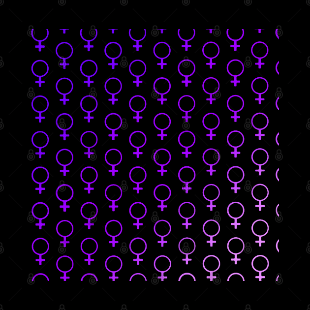 Female Symbol All-Over Print by Slightly Unhinged