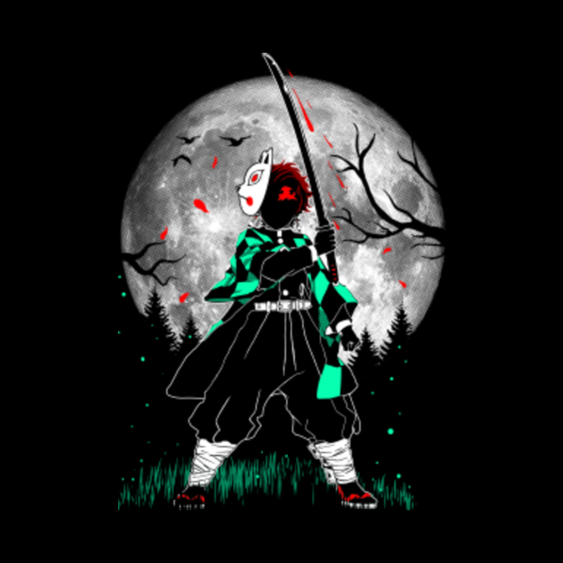 Moon Slayer Reborn As Skeleton Moon Slayer - Demon Slayer - Mask | TeePublic AU