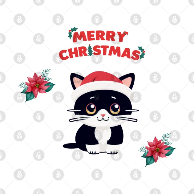 cat christmas by Cat Lover Store