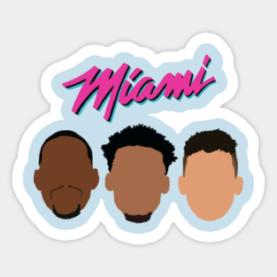 Miami Heat Stickers Teepublic