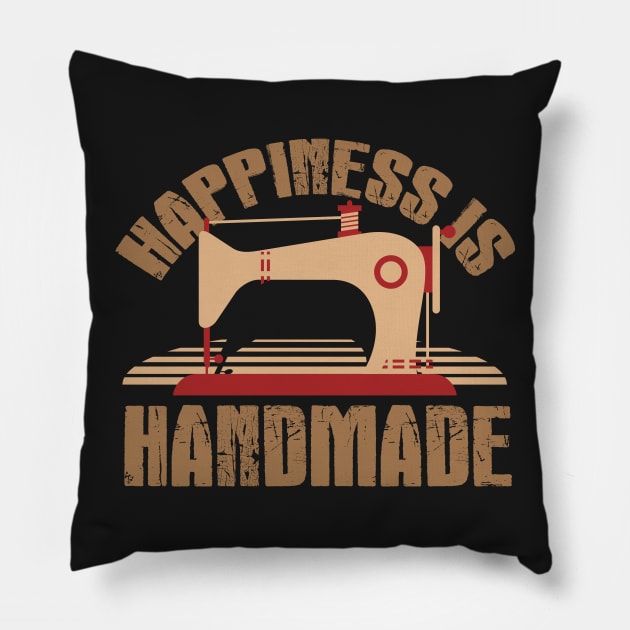 Happiness is home 4 Pillow by jltsales