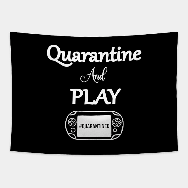 Quarantine and Play Tapestry by Teesamd