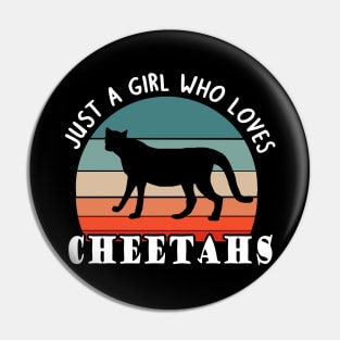 Cheetah women big cat girls love animals Pin